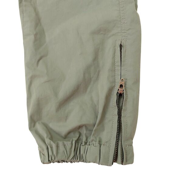 Grayers Joggers Pants Womens Small Green Ankle Zip Stretch Activewear Comfort - Picture 9 of 12